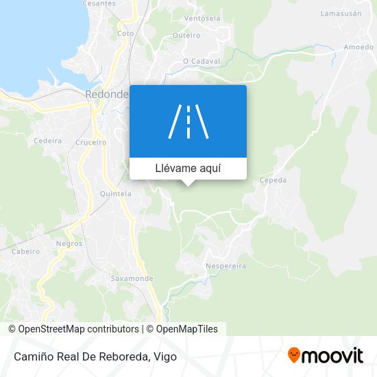Mapa Camiño Real De Reboreda