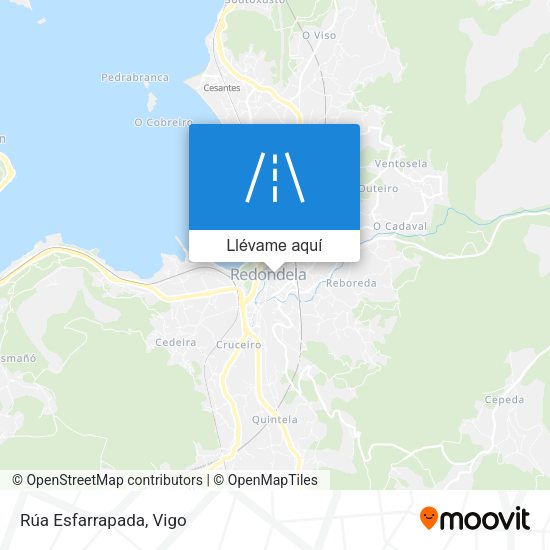 Mapa Rúa Esfarrapada