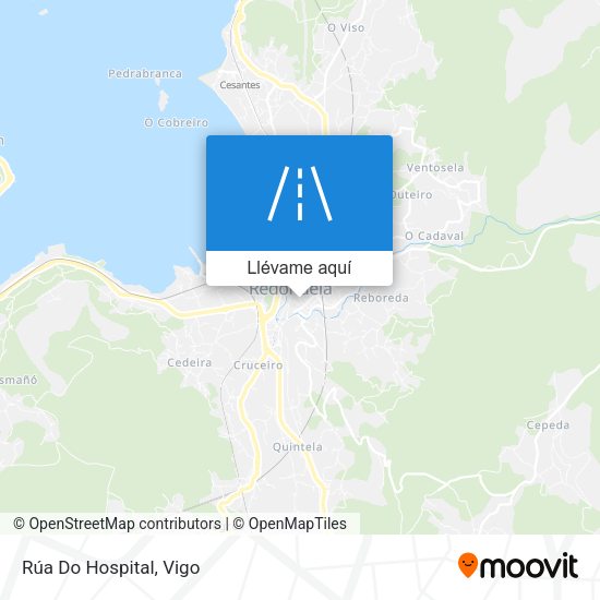 Mapa Rúa Do Hospital