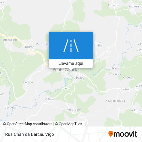 Mapa Rúa Chan da Barcia