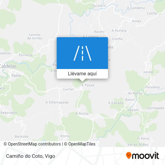 Mapa Camiño do Coto