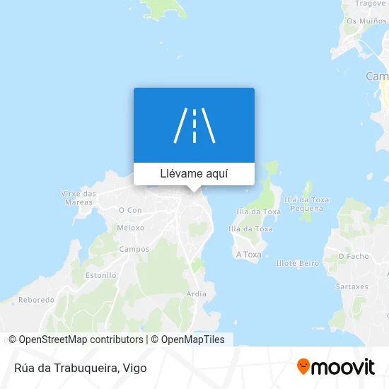 Mapa Rúa da Trabuqueira