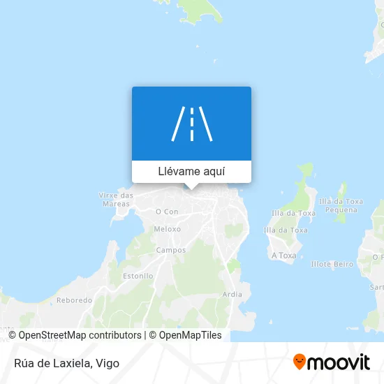 Mapa Rúa de Laxiela