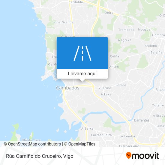 Mapa Rúa Camiño do Cruceiro
