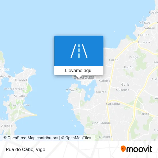 Mapa Rúa do Cabo