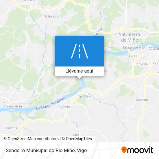 Mapa Sendeiro Municipal do Rio Miño