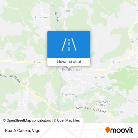 Mapa Rúa A Calexa