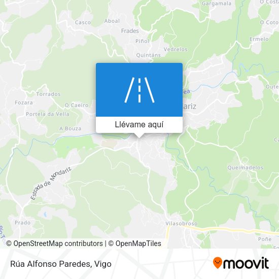 Mapa Rúa Alfonso Paredes