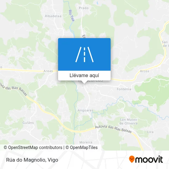 Mapa Rúa do Magnolio