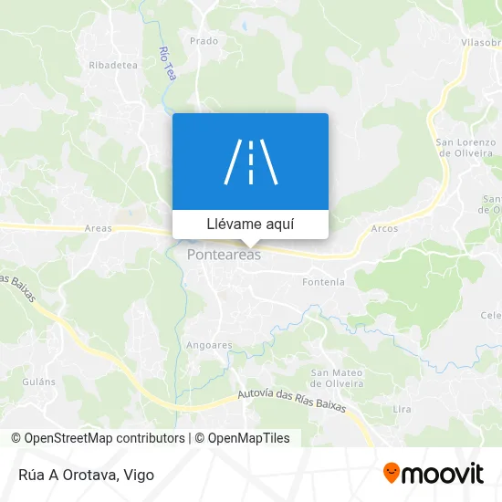Mapa Rúa A Orotava