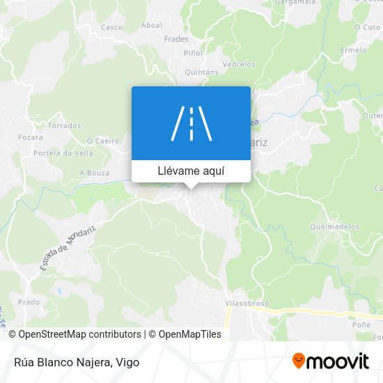 Mapa Rúa Blanco Najera