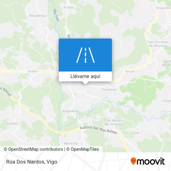 Mapa Rúa Dos Nardos