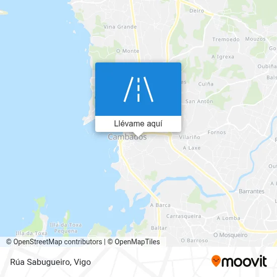 Mapa Rúa Sabugueiro