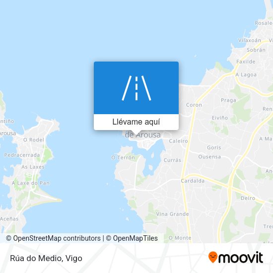 Mapa Rúa do Medio