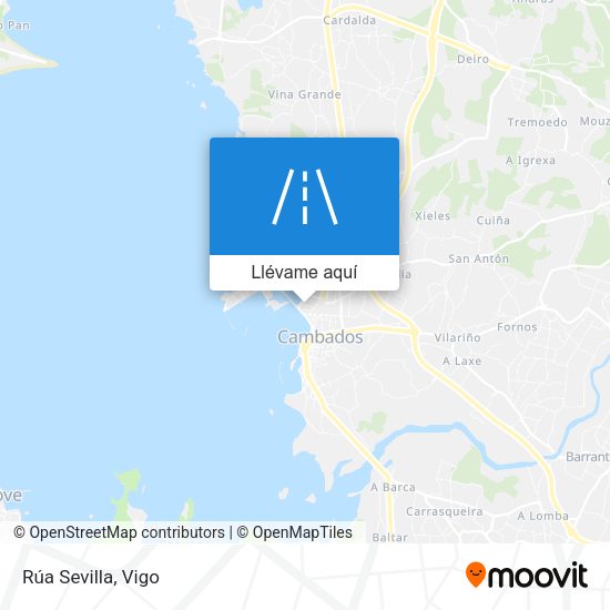 Mapa Rúa Sevilla