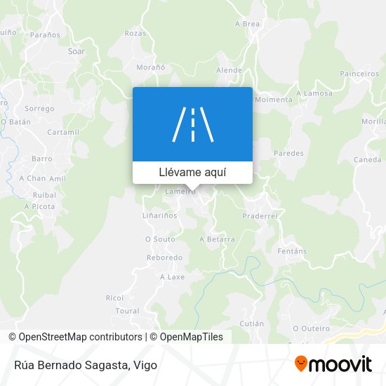 Mapa Rúa Bernado Sagasta