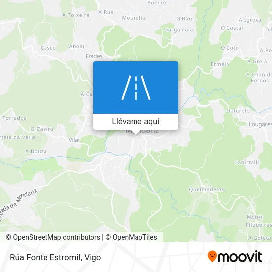 Mapa Rúa Fonte Estromil