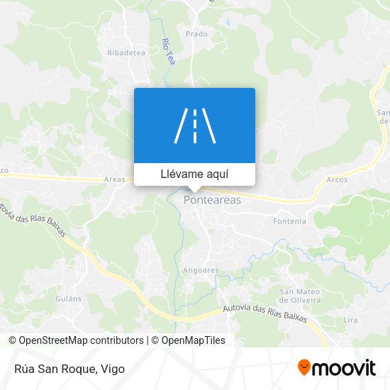 Mapa Rúa San Roque