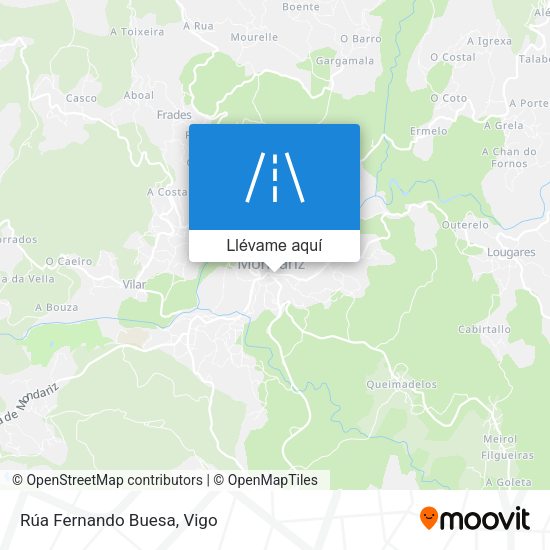 Mapa Rúa Fernando Buesa
