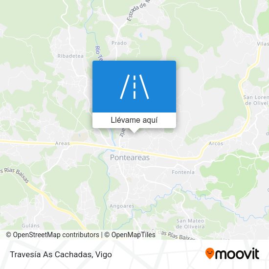 Mapa Travesía As Cachadas