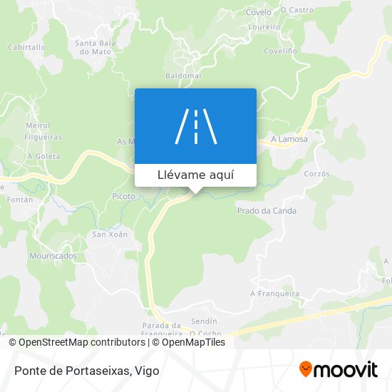 Mapa Ponte de Portaseixas