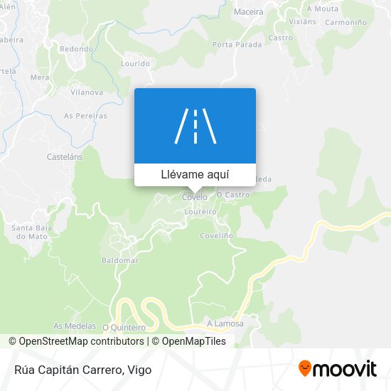 Mapa Rúa Capitán Carrero