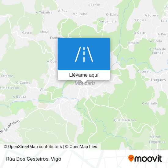 Mapa Rúa Dos Cesteiros