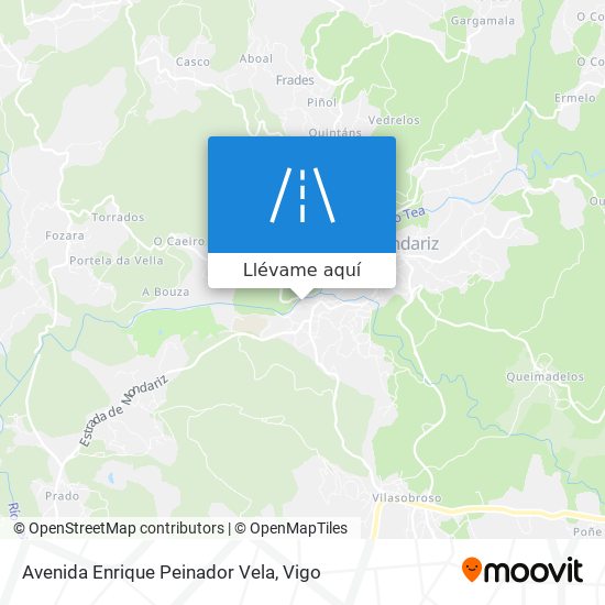 Mapa Avenida Enrique Peinador Vela