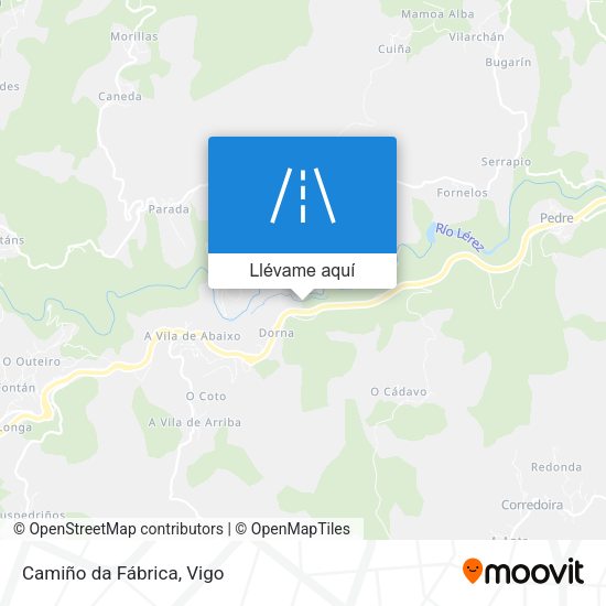 Mapa Camiño da Fábrica