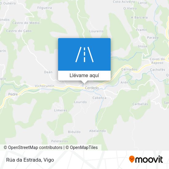 Mapa Rúa da Estrada