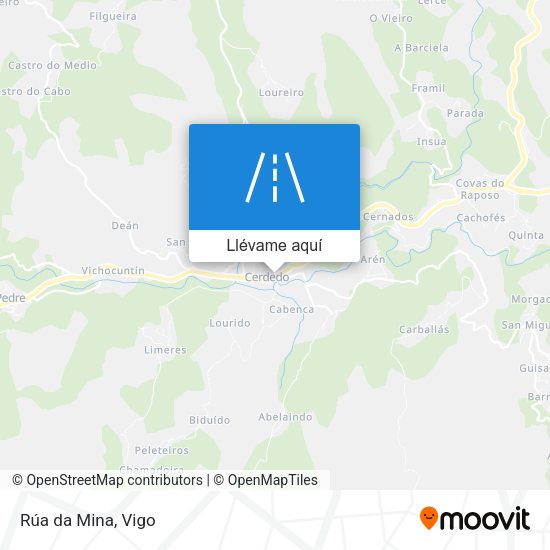 Mapa Rúa da Mina