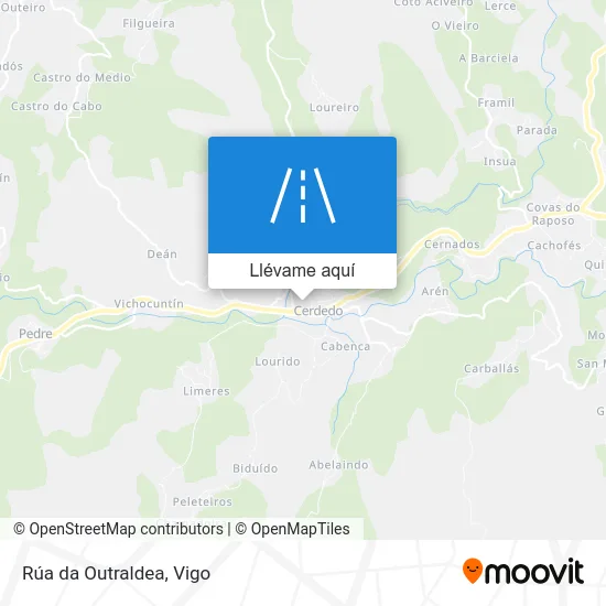 Mapa Rúa da Outraldea