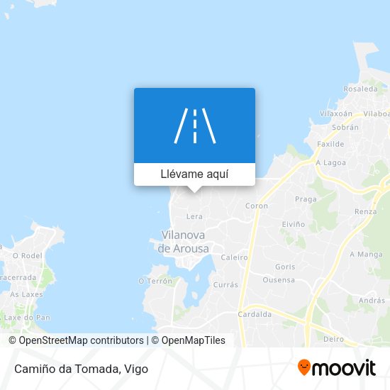 Mapa Camiño da Tomada