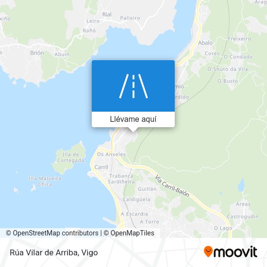Mapa Rúa Vilar de Arriba