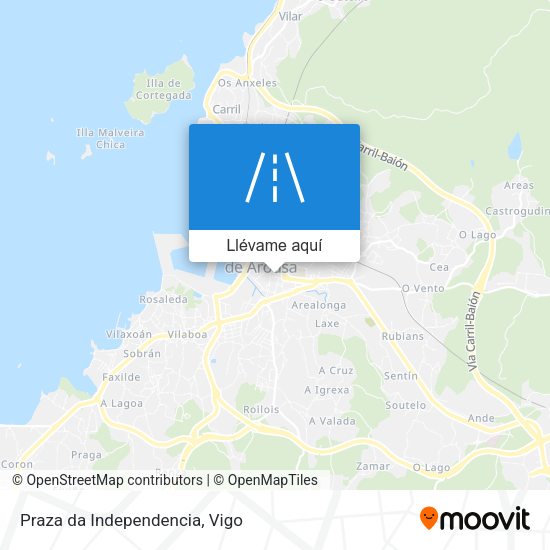 Mapa Praza da Independencia