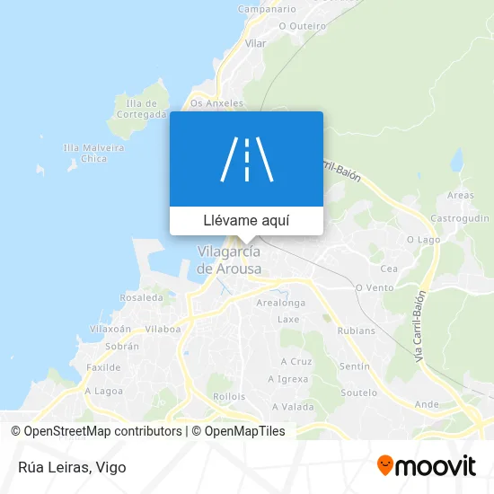 Mapa Rúa Leiras