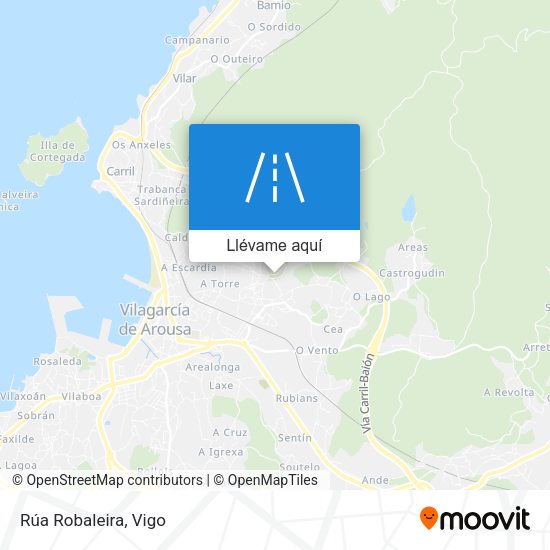 Mapa Rúa Robaleira