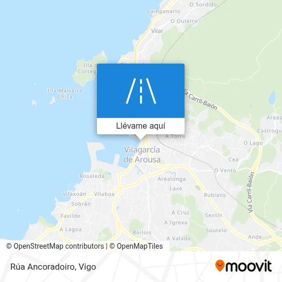 Mapa Rúa Ancoradoiro