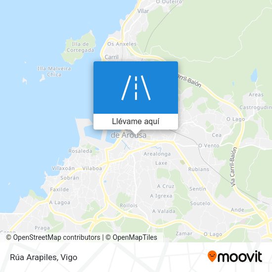 Mapa Rúa Arapiles