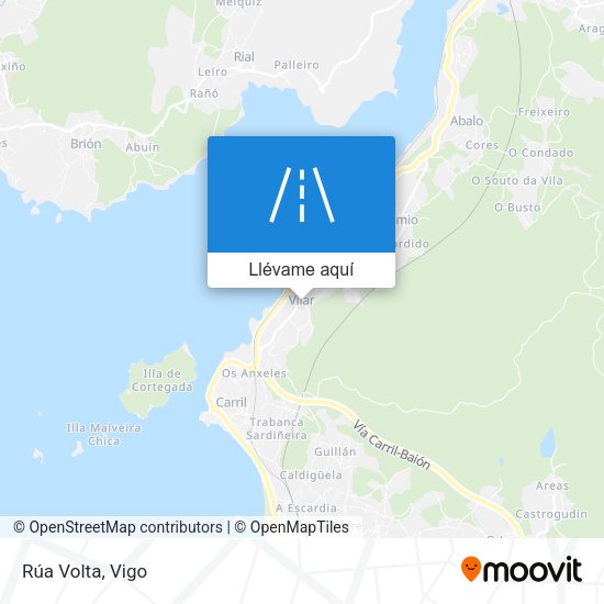 Mapa Rúa Volta