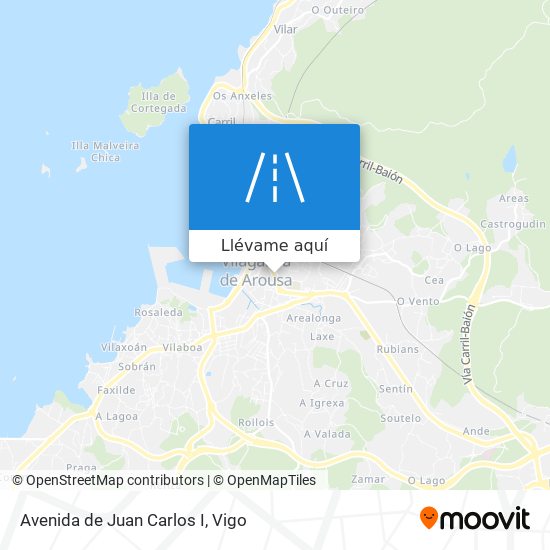 Mapa Avenida de Juan Carlos I