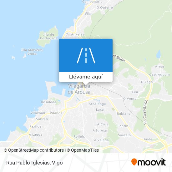 Mapa Rúa Pablo Iglesias