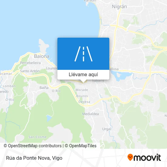 Mapa Rúa da Ponte Nova