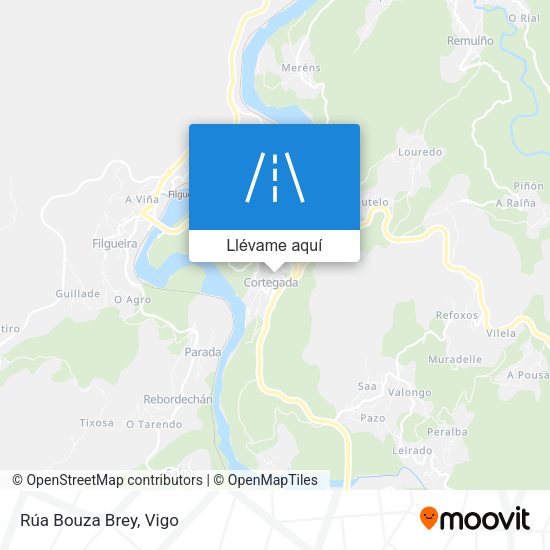 Mapa Rúa Bouza Brey