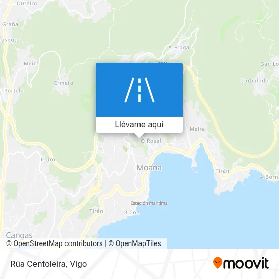 Mapa Rúa Centoleira