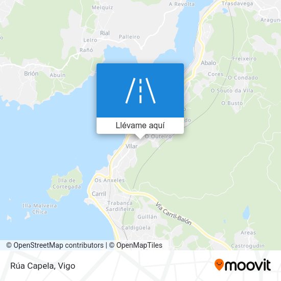 Mapa Rúa Capela