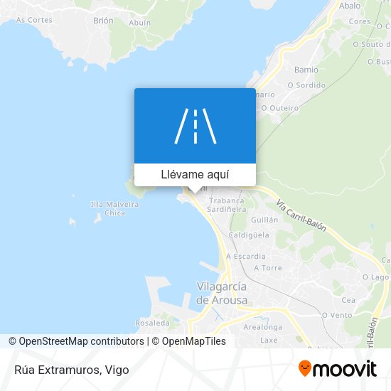 Mapa Rúa Extramuros