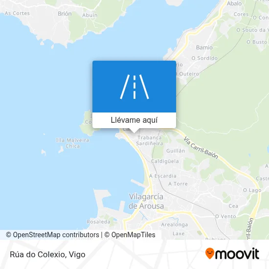 Mapa Rúa do Colexio