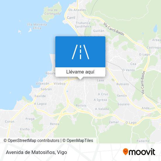 Mapa Avenida de Matosiños