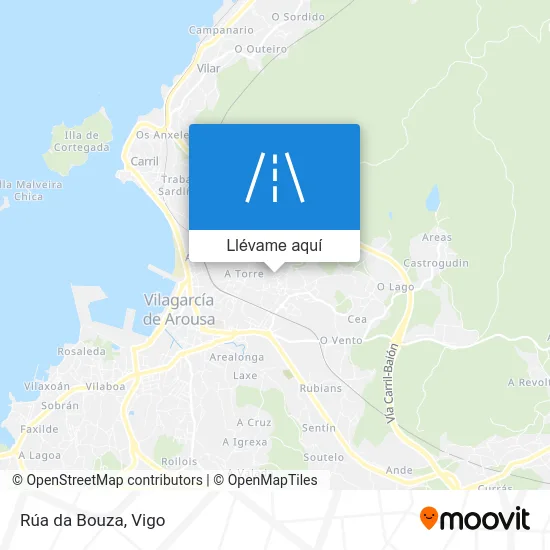 Mapa Rúa da Bouza